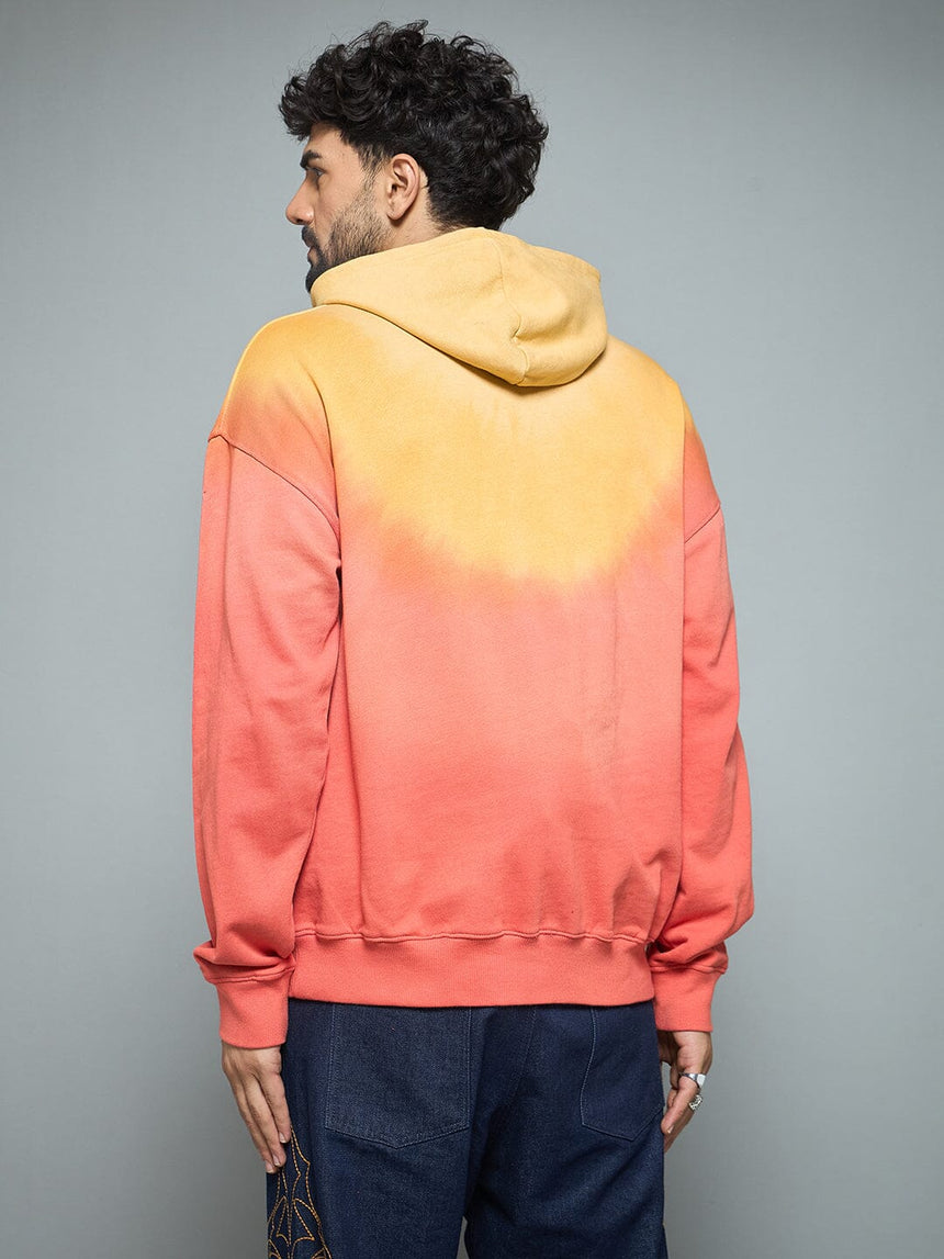 Sunrise Ombre Oversized Hoodie Sweatshirts Fugazee