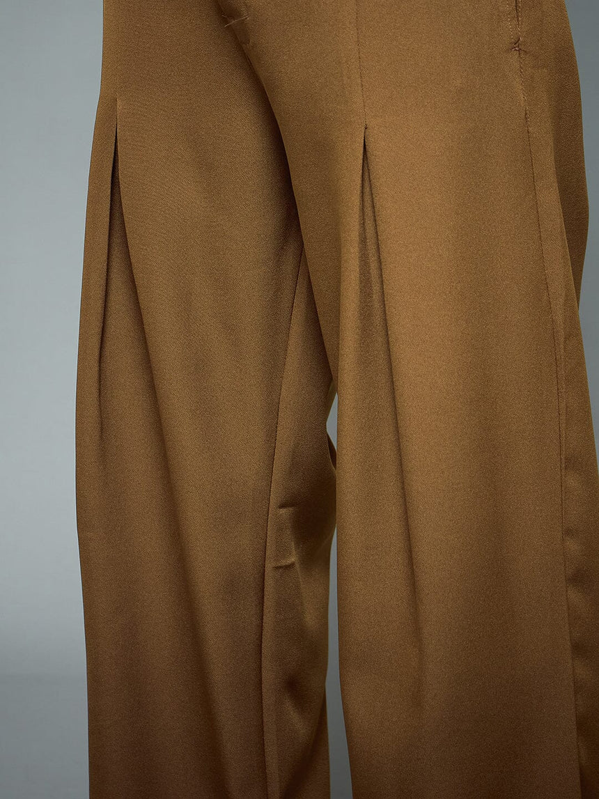 Tan Minimalist Korean Clothing Set Clothing Set Fugazee