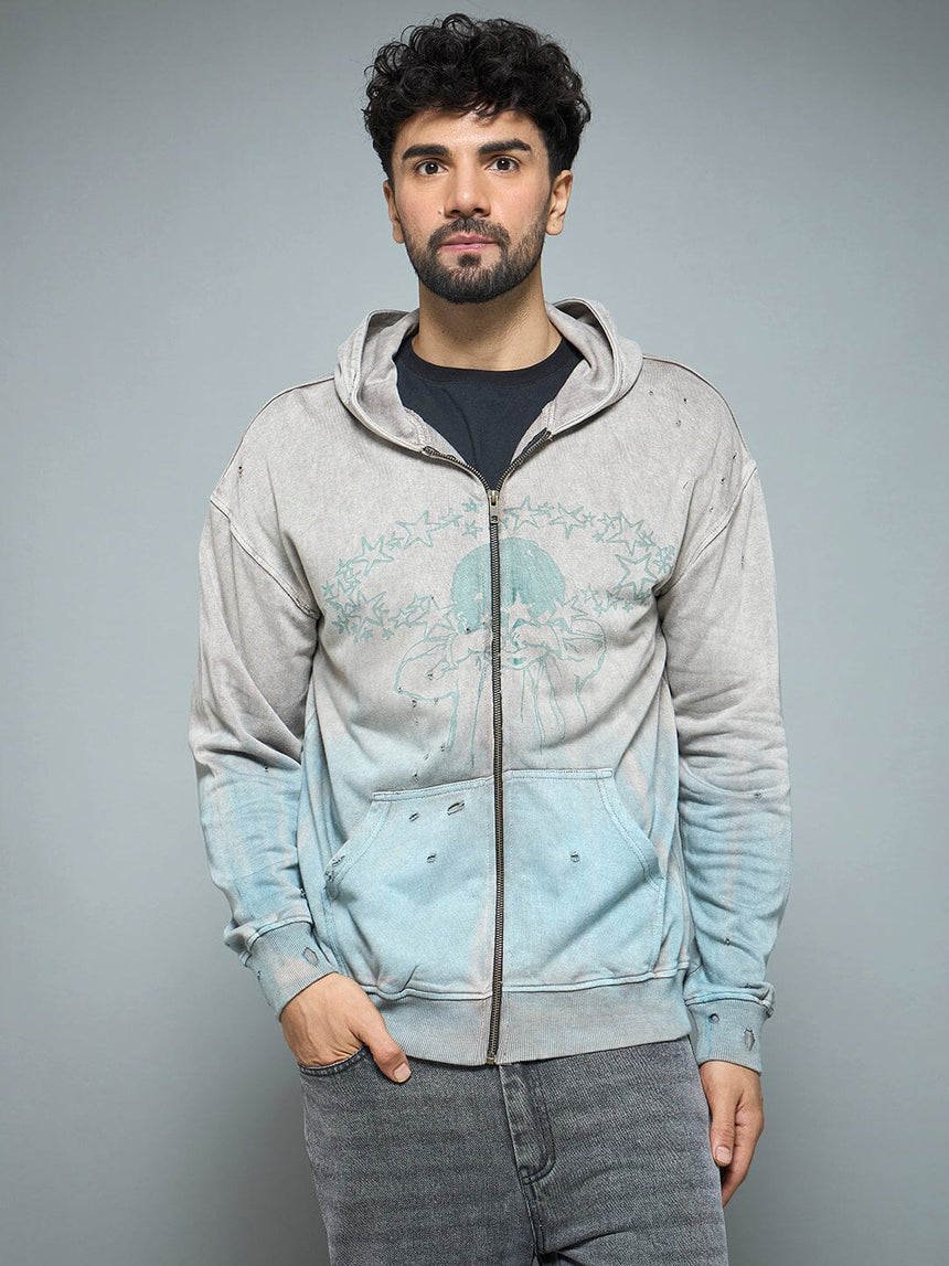 Mould Distressed Vintage Washed Hoodie Sweatshirts Fugazee