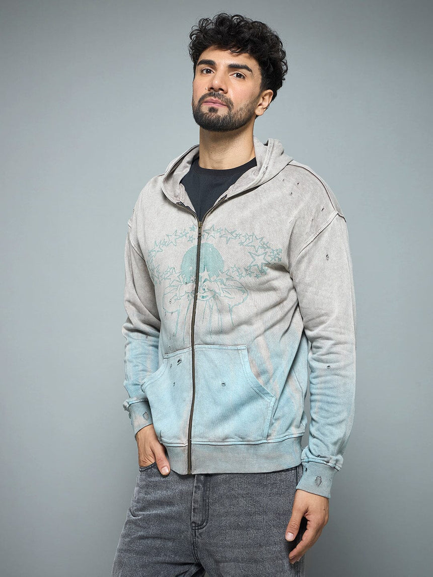 Mould Distressed Vintage Washed Hoodie Sweatshirts Fugazee