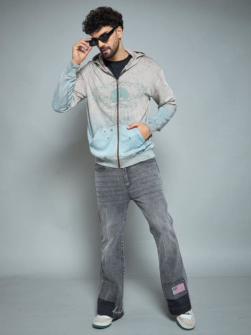 Mould Distressed Vintage Washed Hoodie Sweatshirts Fugazee