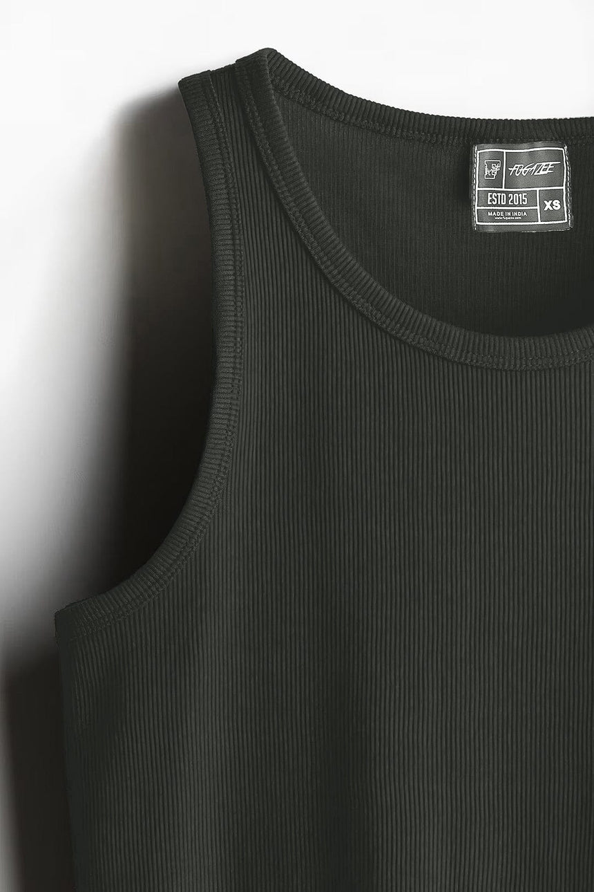 Solid Ribbed Vest Pack Of 3 T-Shirts Fugazee