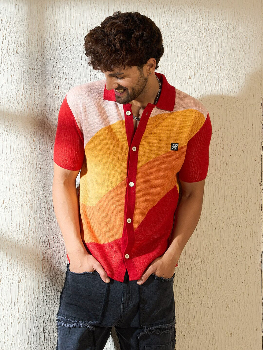 Shades Of Sun Crochet Shirt Shirts Fugazee