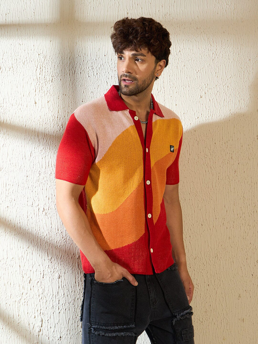 Shades Of Sun Crochet Shirt Shirts Fugazee