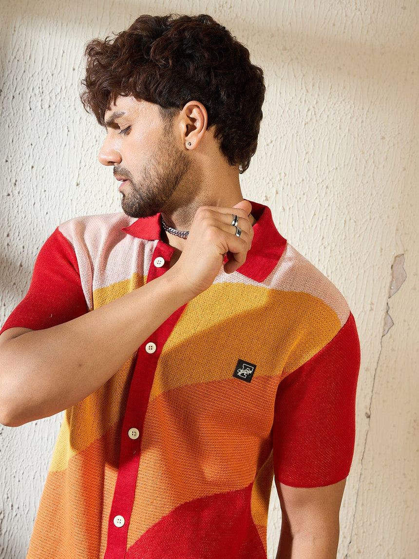 Shades Of Sun Crochet Shirt Shirts Fugazee