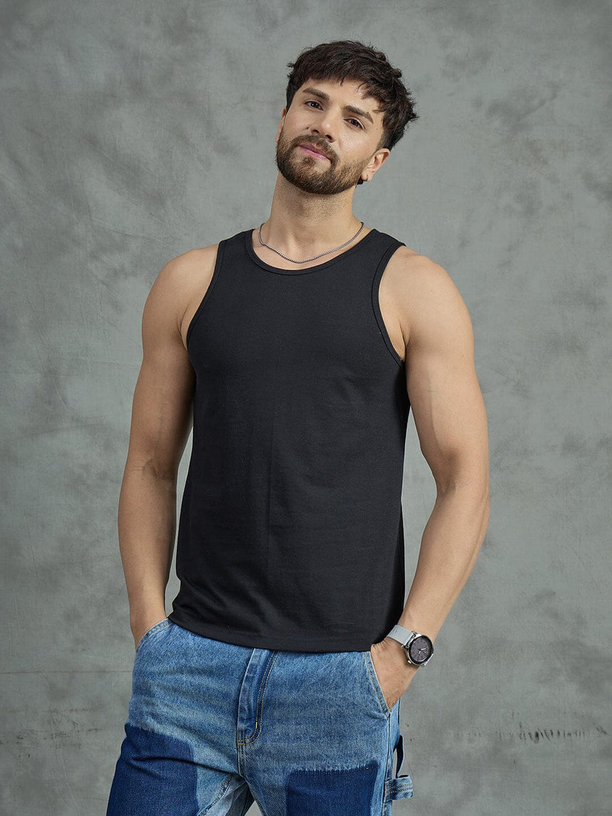 Grey Paisley Cropped Shirt With Black Vest Shirts Fugazee