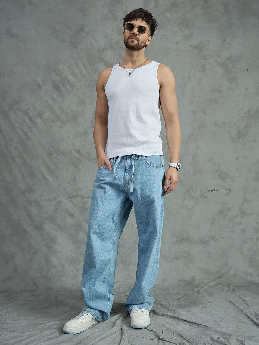 Pink Striped Dog Cropped Shirt With White Vest Shirts Fugazee