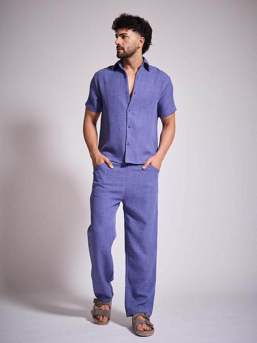 Navy Overdyed PJ Coord Set Clothing Set Fugazee