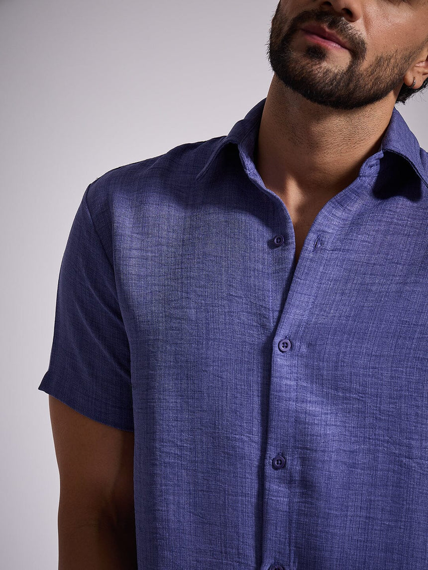 Navy Overdyed PJ Coord Set Clothing Set Fugazee