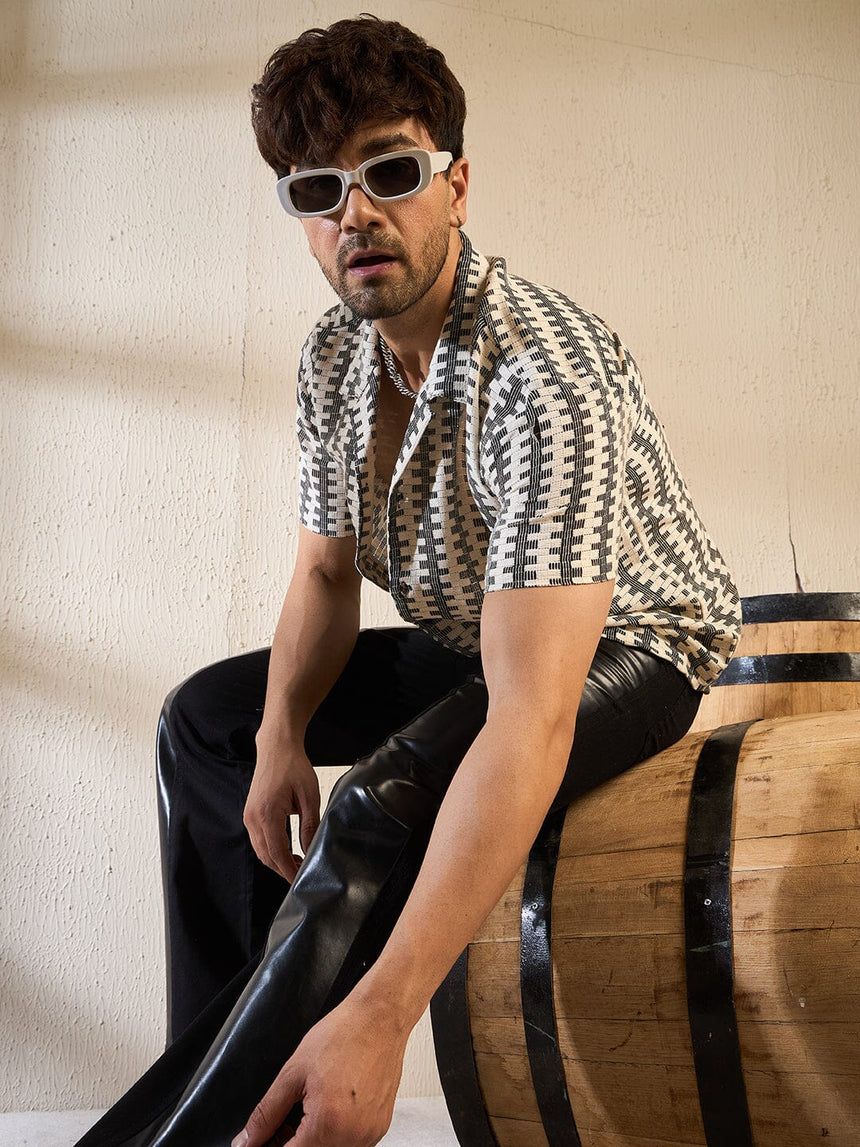 Black Wide Leg Faux Leather Trousers Trousers Fugazee