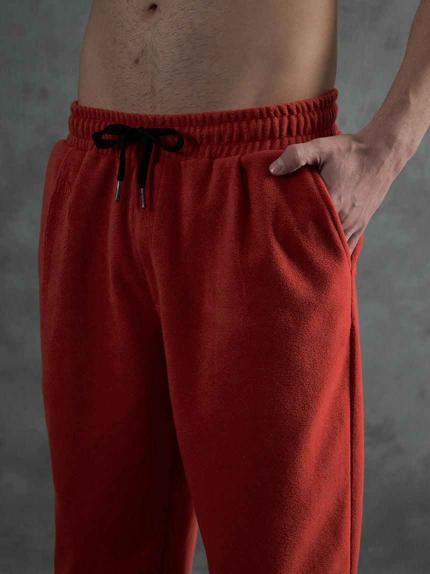 Orange Inmate Polar Fleece Trackpants Trackpants Fugazee