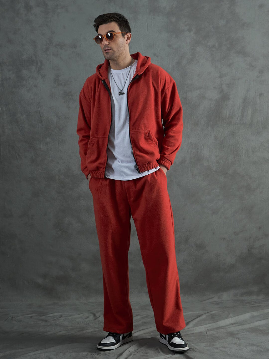 Orange Inmate Polar Fleece Tracksuit Tracksuits Fugazee