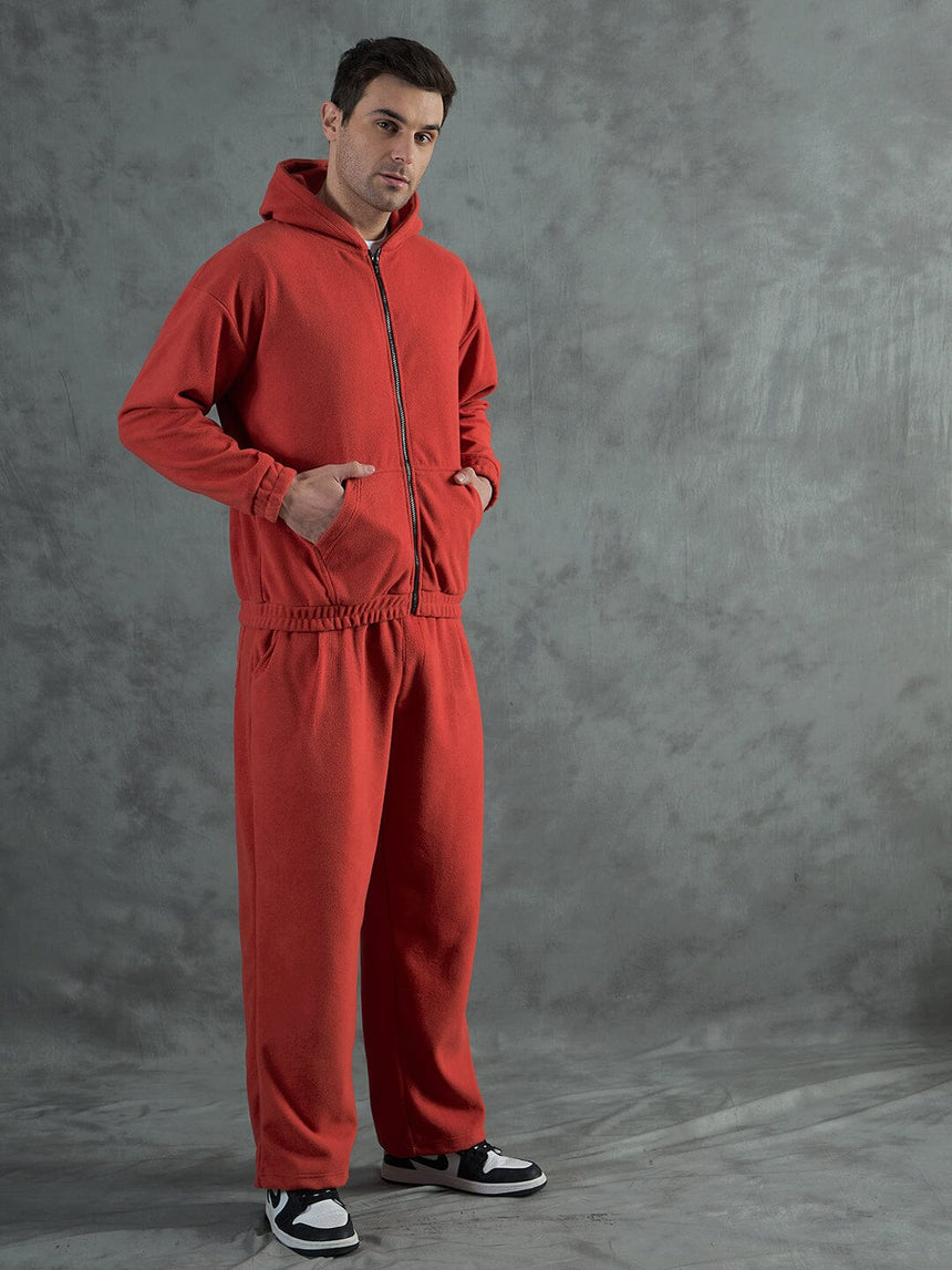 Orange Inmate Polar Fleece Tracksuit Tracksuits Fugazee