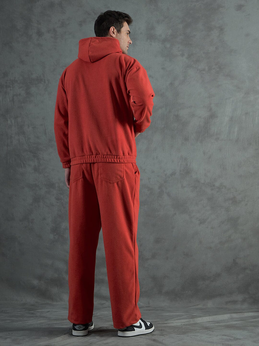 Orange Inmate Polar Fleece Tracksuit Tracksuits Fugazee