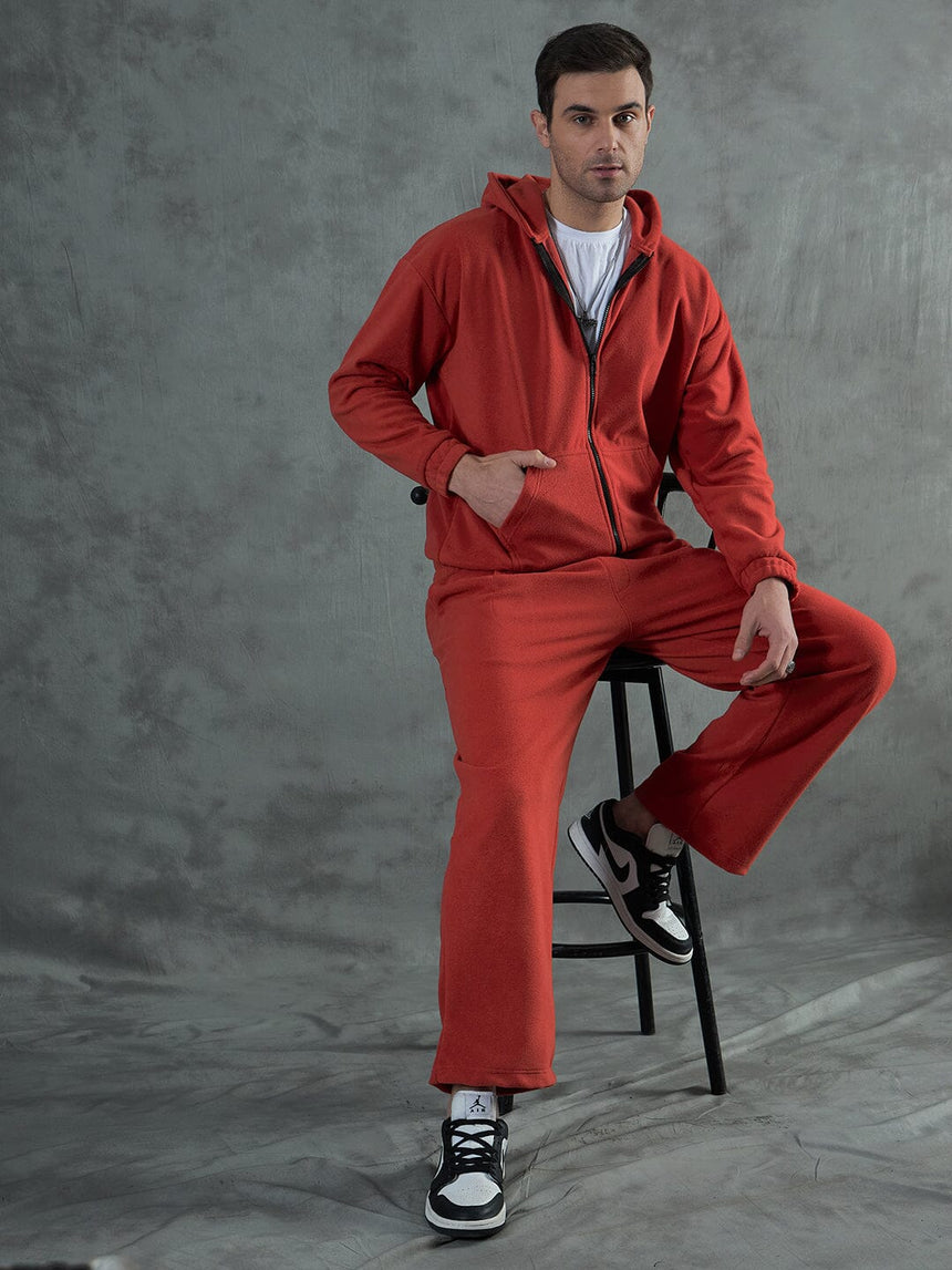 Orange Inmate Polar Fleece Tracksuit Tracksuits Fugazee