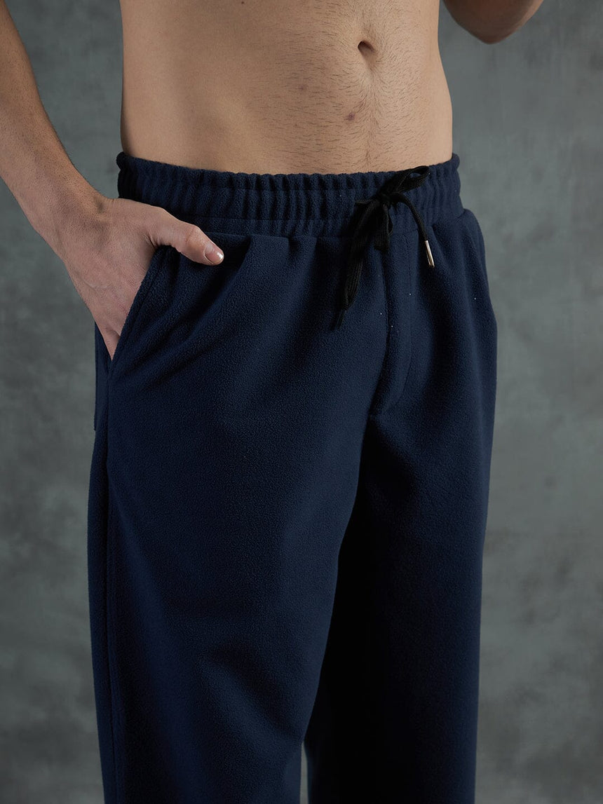 Navy Minimalist Polar Tracksuit Tracksuits Fugazee