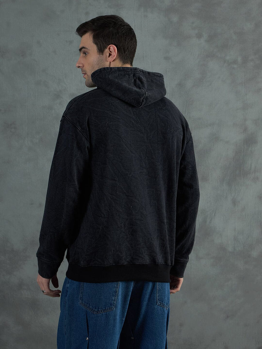 Acid Star Safety Pin Oversized Hoodie Sweatshirts Fugazee