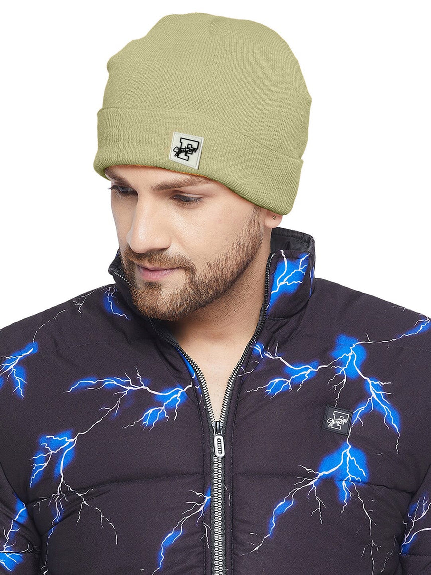 Khaki Fisherman Beanie Beanie FUGAZEE