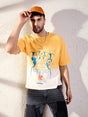 Yellow Ombre Oversized Graphic Tshirt T-shirts Fugazee