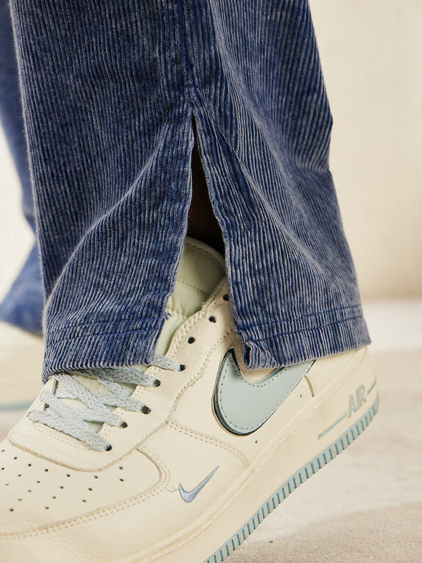 Denim Washed Cord Boot Cut Trackpants Trackpants Fugazee