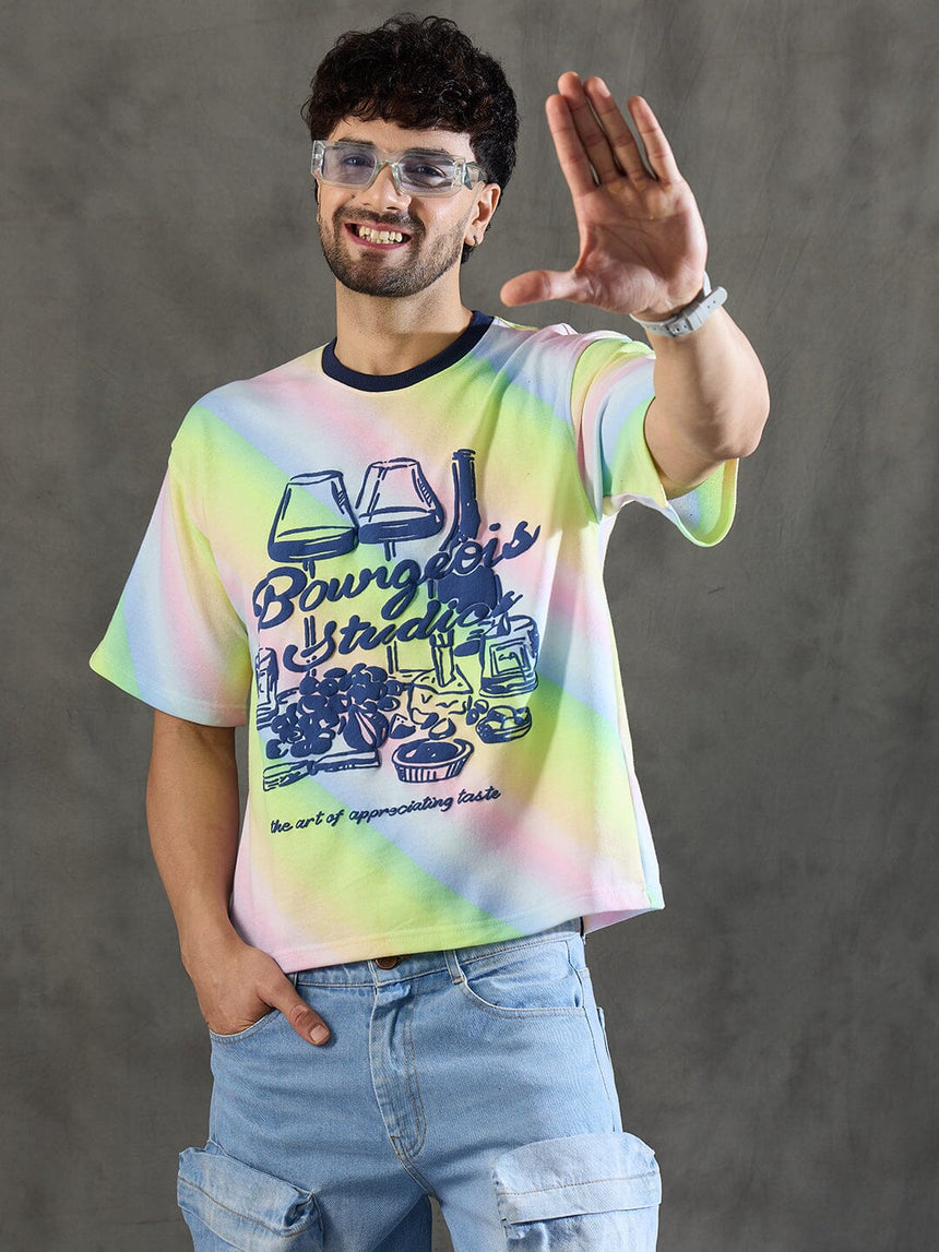 Rainbow Lifestyle Graphic Oversized Tshirt T-Shirts Fugazee