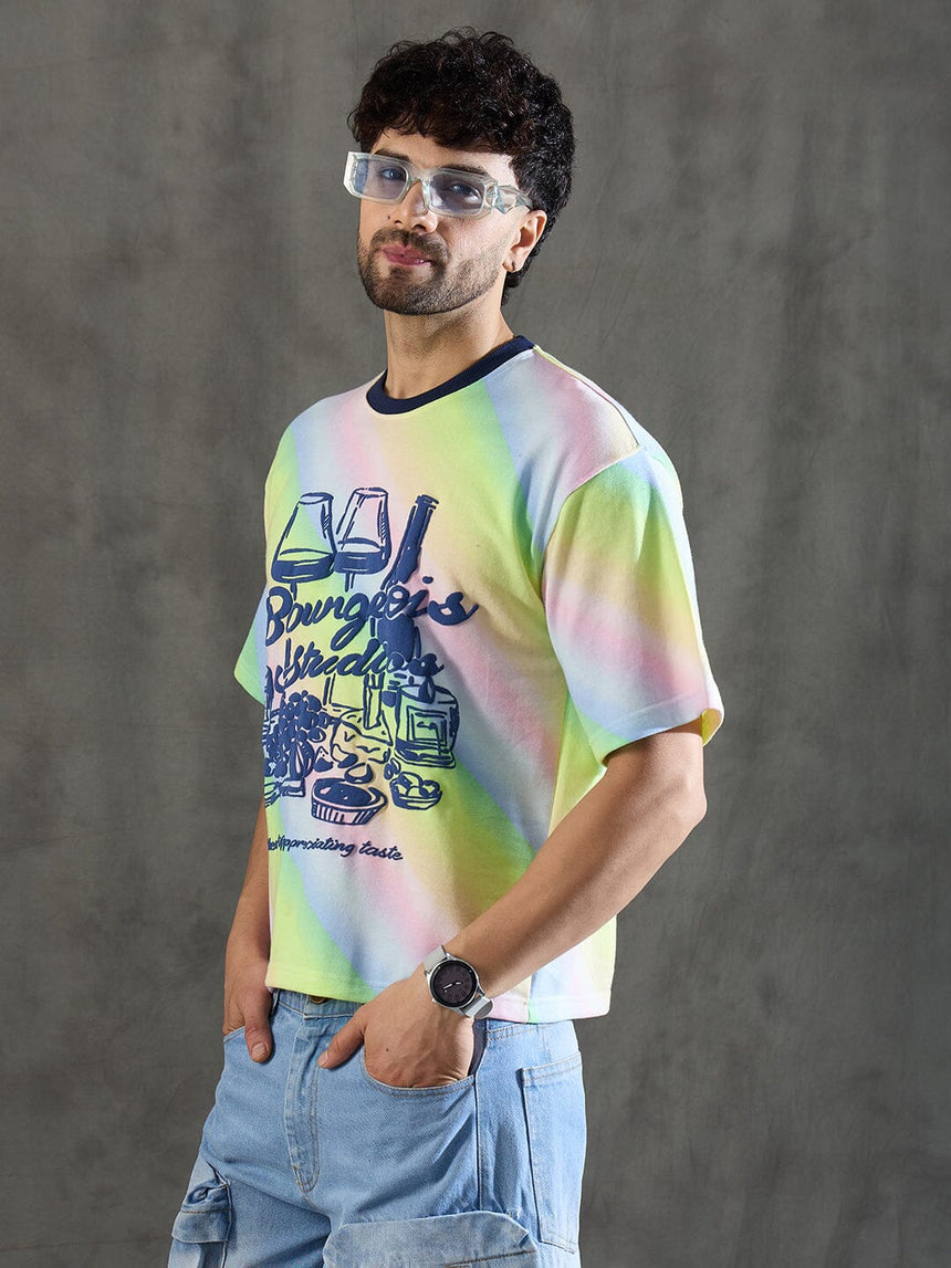 Rainbow Lifestyle Graphic Oversized Tshirt T-shirts Fugazee
