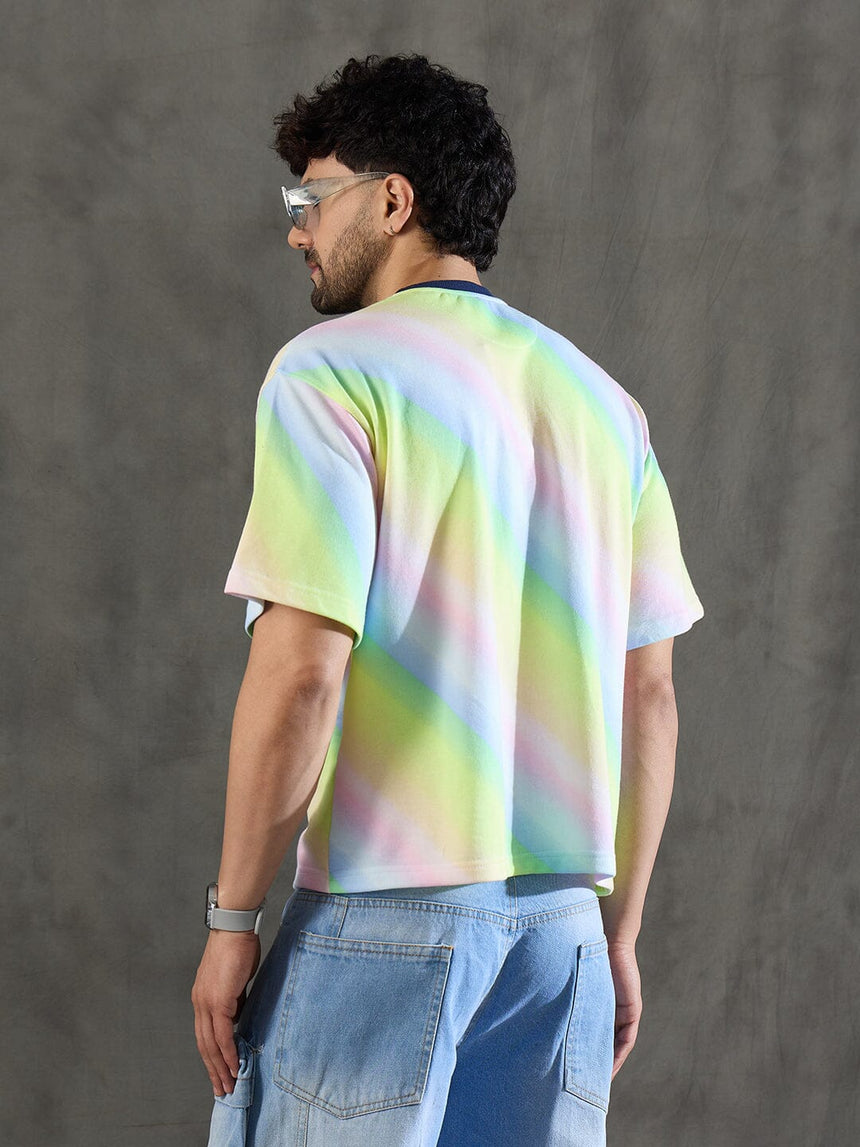 Rainbow Lifestyle Graphic Oversized Tshirt T-shirts Fugazee