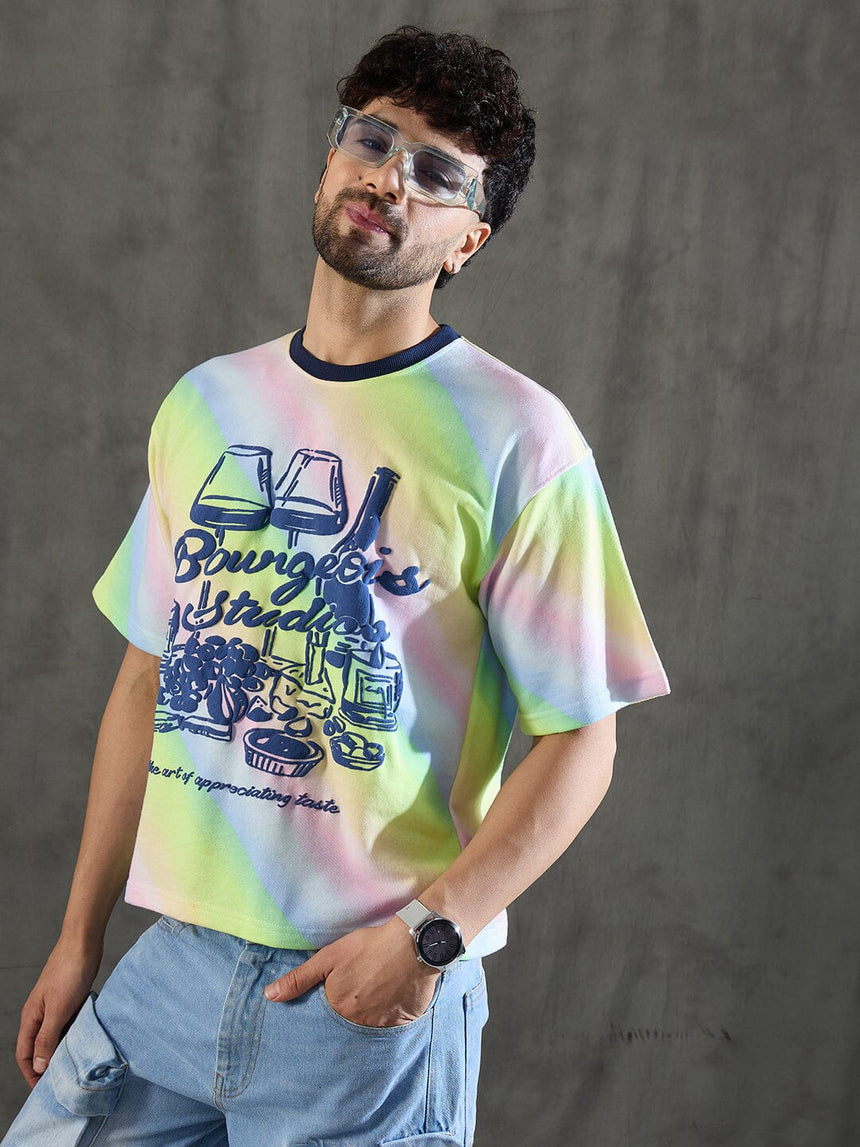 Rainbow Lifestyle Graphic Oversized Tshirt T-shirts Fugazee