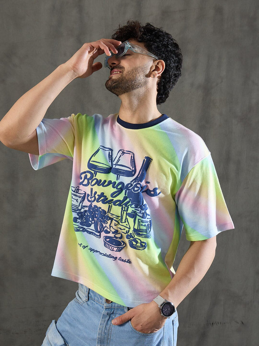 Rainbow Lifestyle Graphic Oversized Tshirt T-shirts Fugazee