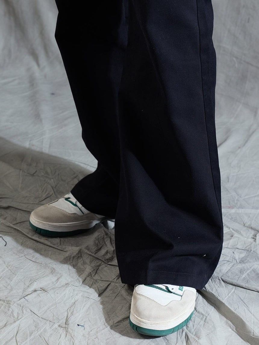 Black Highwaisted Bell Bottom Trousers Trousers Fugazee