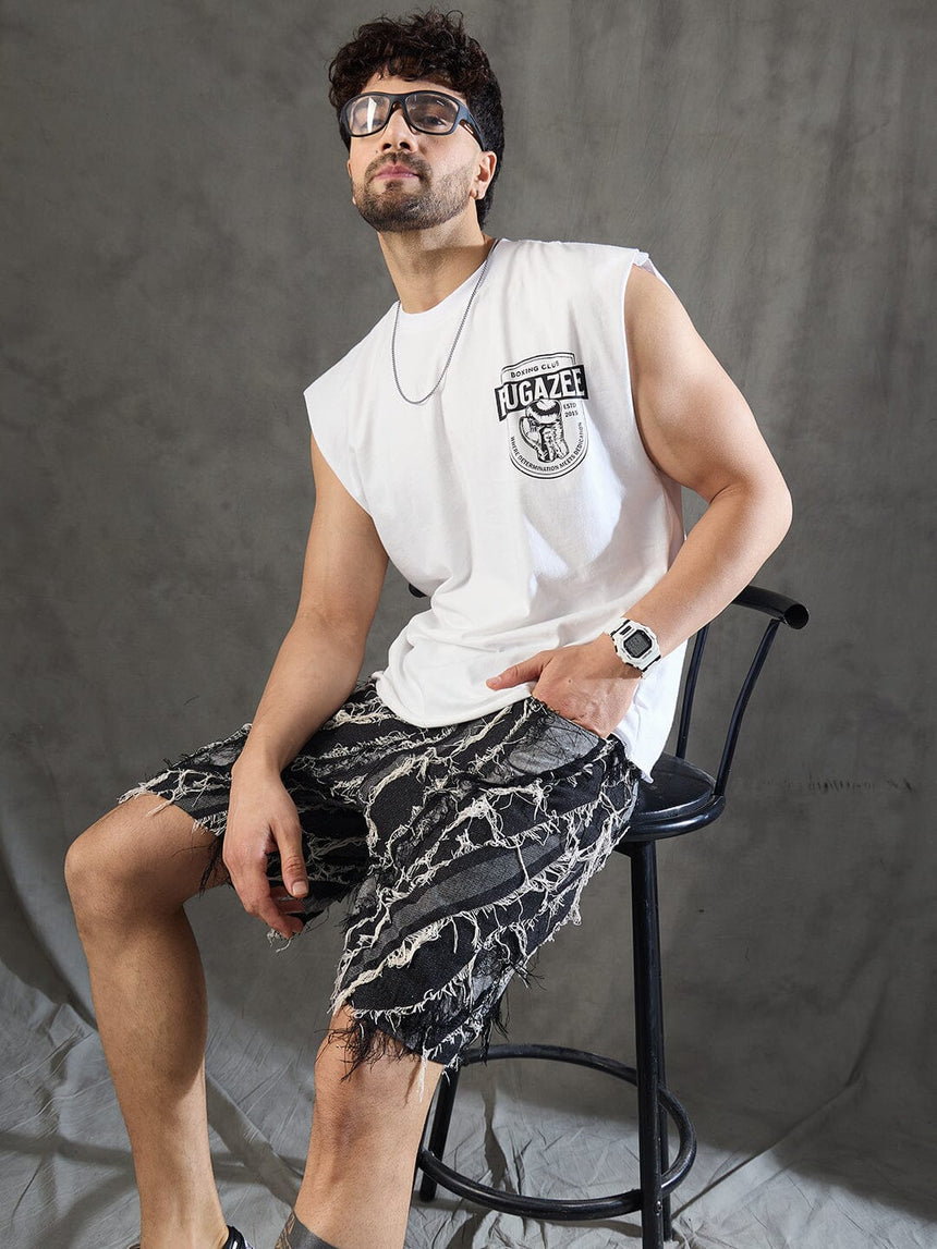 White Boxing Club Gym Tank Tshirt T-Shirts Fugazee