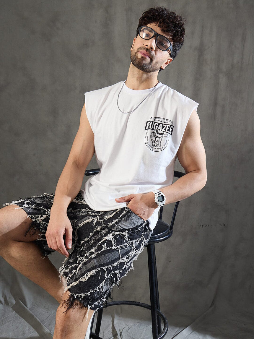 White Boxing Club Gym Tank Tshirt T-Shirts Fugazee