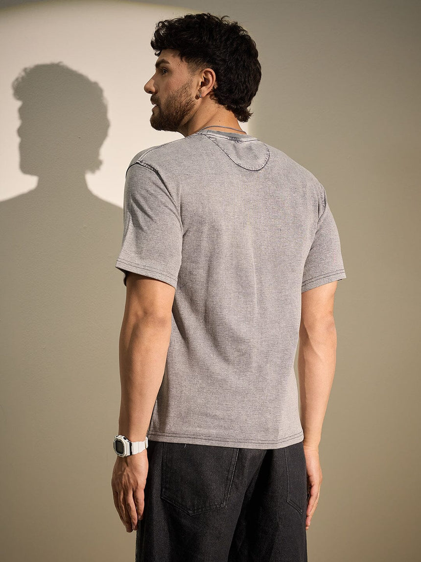 Acid Grey Container Graphic Oversized Tshirt T-Shirts Fugazee