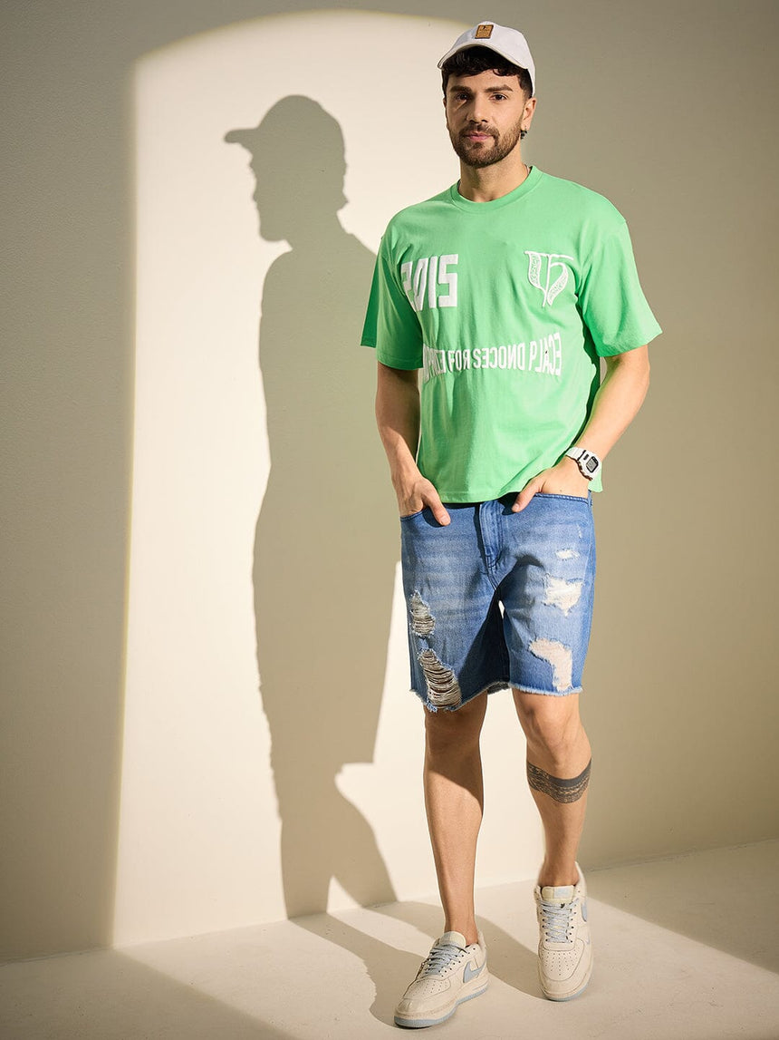 Mint Graphic Oversized Tshirt T-Shirts Fugazee