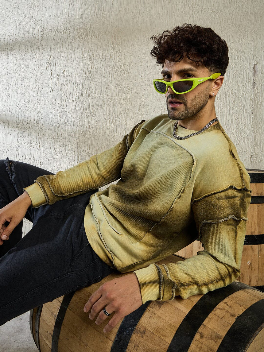 Desert Ombre Double Layered Sweatshirt Sweatshirts Fugazee