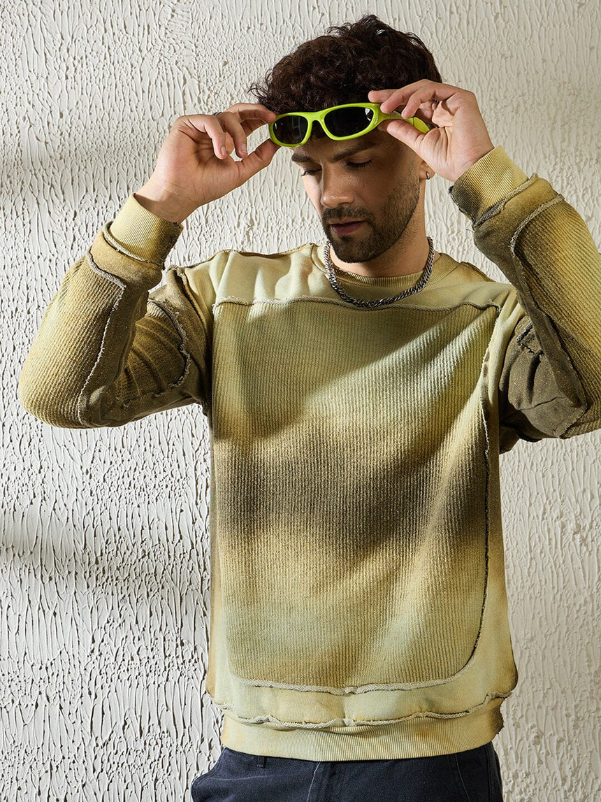 Desert Ombre Double Layered Sweatshirt Sweatshirts Fugazee