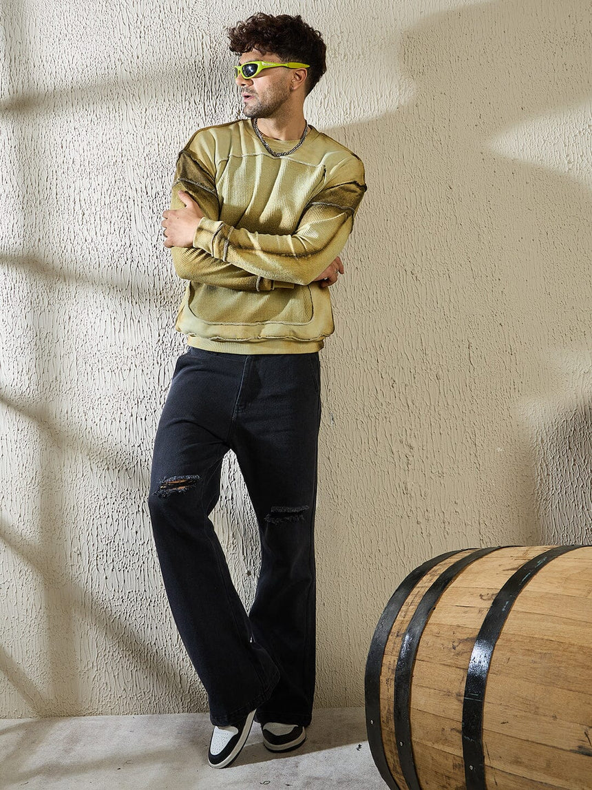 Desert Ombre Double Layered Sweatshirt Sweatshirts Fugazee