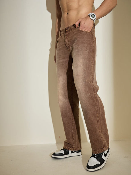 Sand Storm Straight Fit Denim Jeans Fugazee