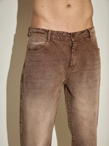 Sand Storm Straight Fit Denim Jeans Fugazee