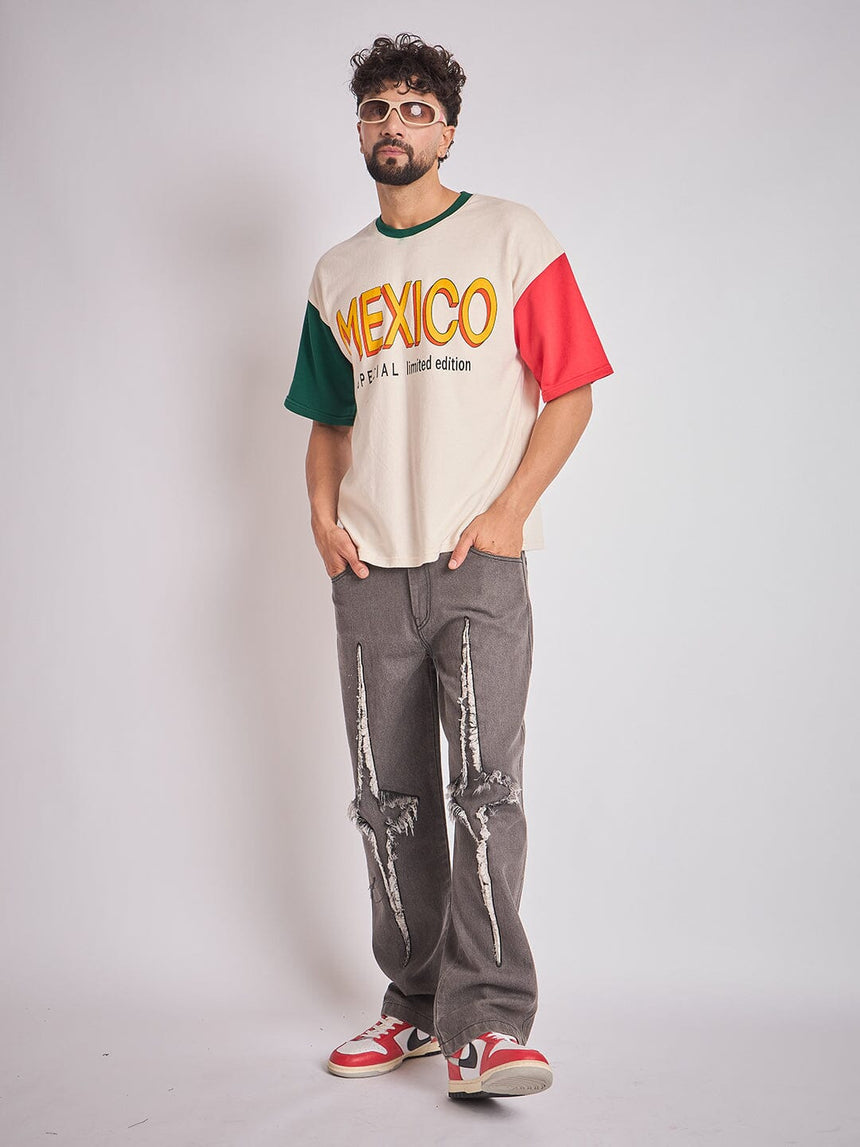 Mexico Graphic Oversized Tshirt T-Shirts Fugazee