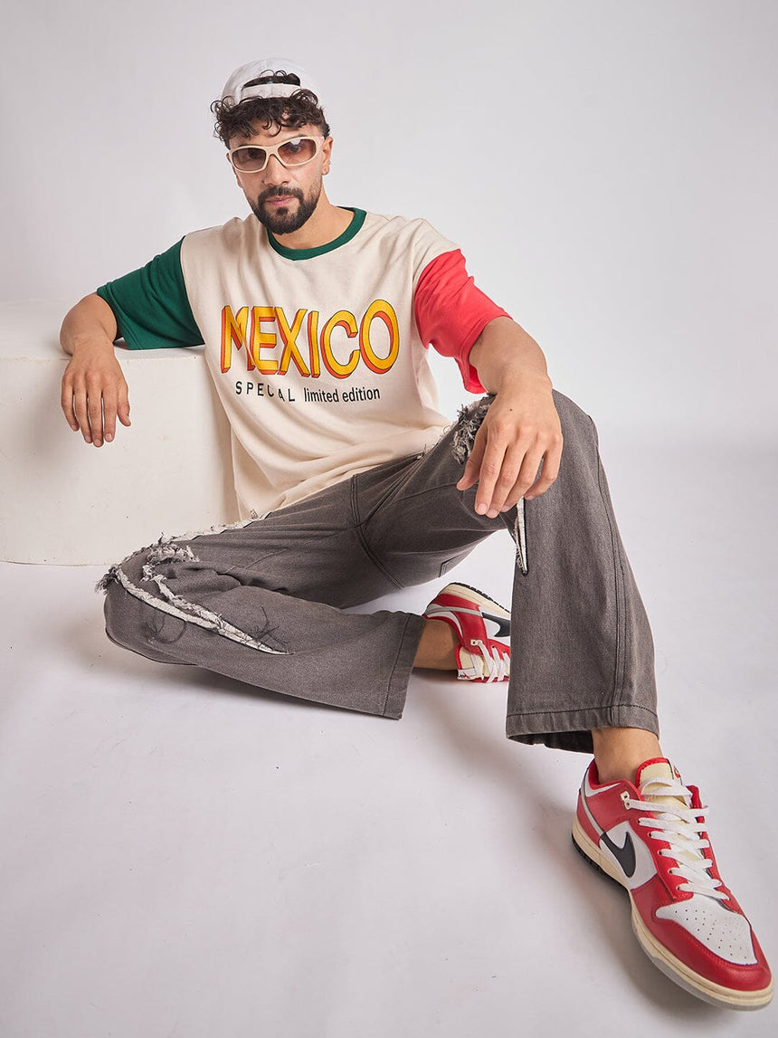 Mexico Graphic Oversized Tshirt T-Shirts Fugazee