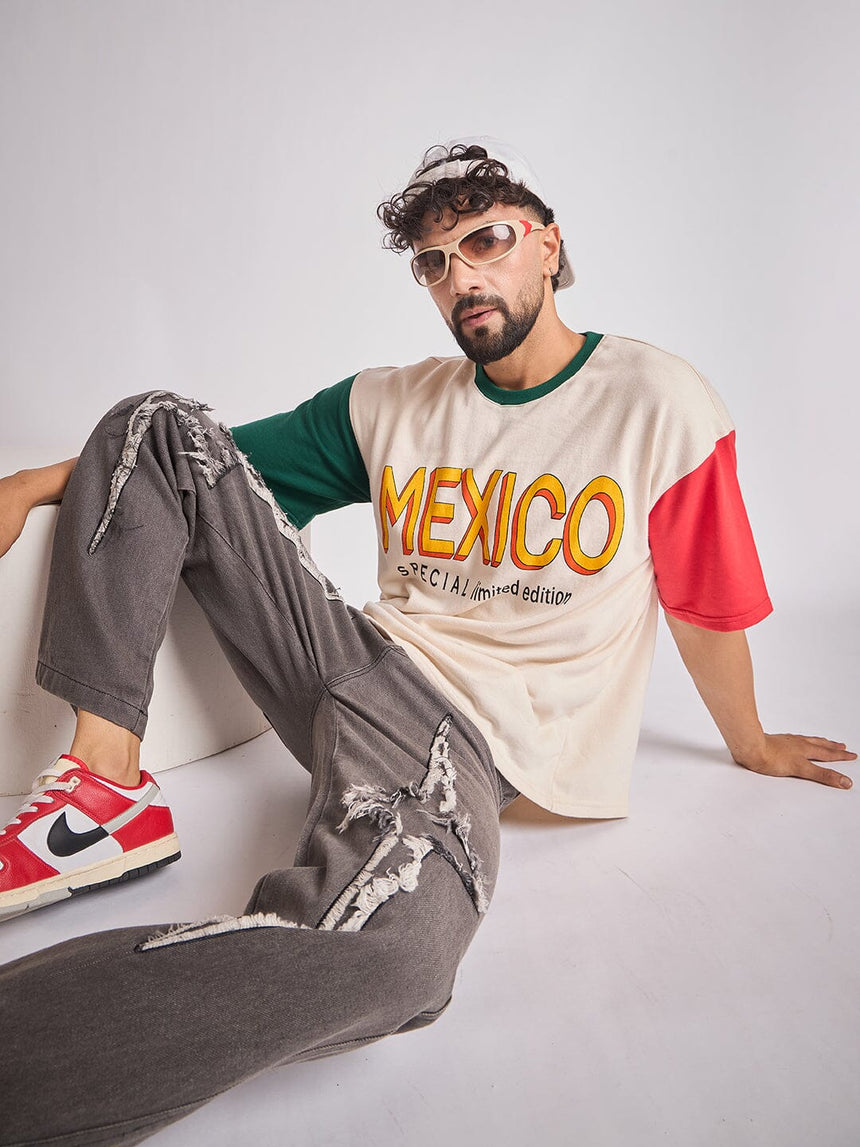 Mexico Graphic Oversized Tshirt T-Shirts Fugazee