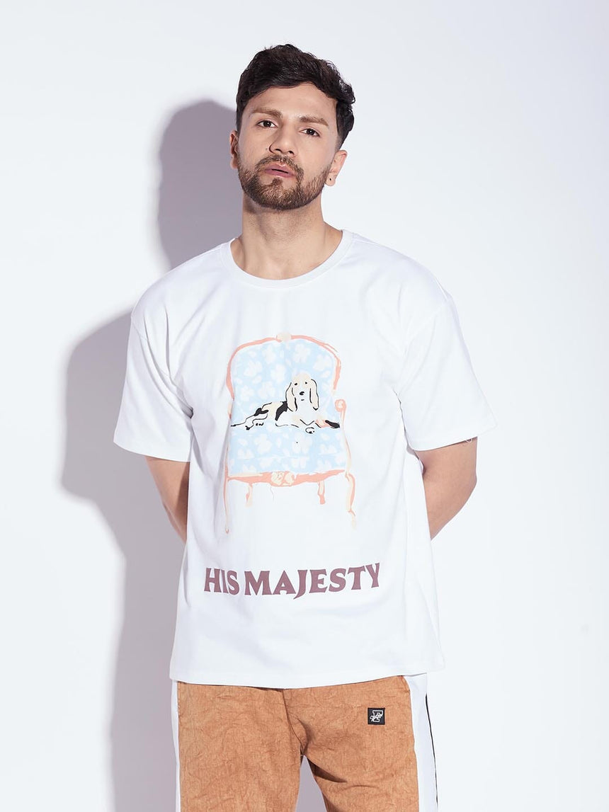 White Majesty Graphic Tshirt T-shirts Fugazee