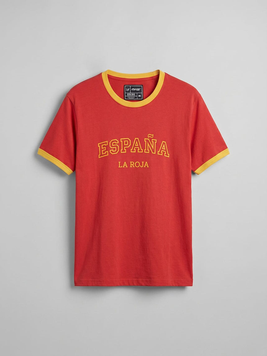 Spain Retro Ringer Tshirt T-Shirts Fugazee