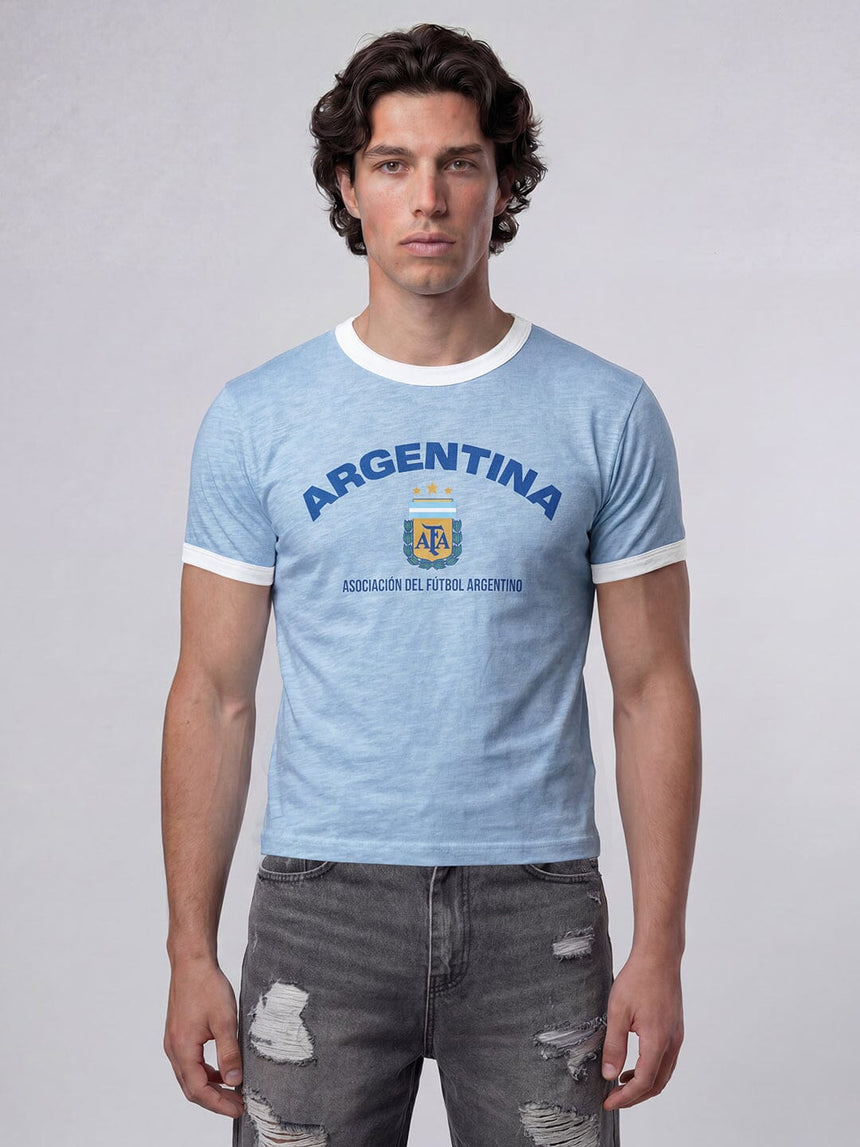 Argentina Retro Ringer Tshirt T-Shirts Fugazee