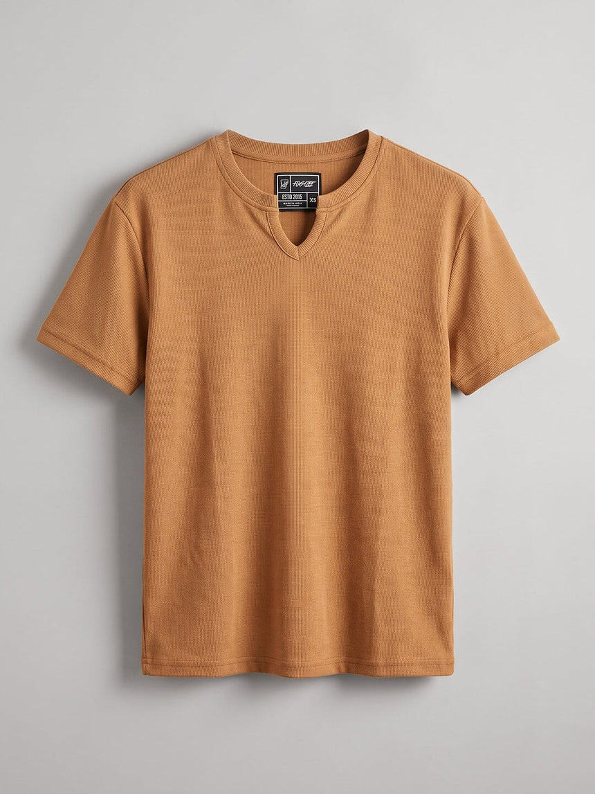 Sand Notch Neck Tshirt