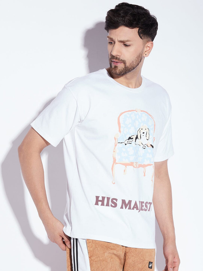 White Majesty Graphic Tshirt T-shirts Fugazee
