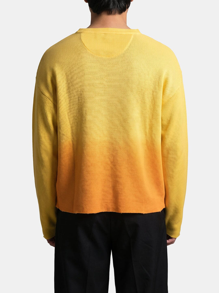 Sunrise Ombre Cropped Waffle Tshirt T-Shirts Fugazee