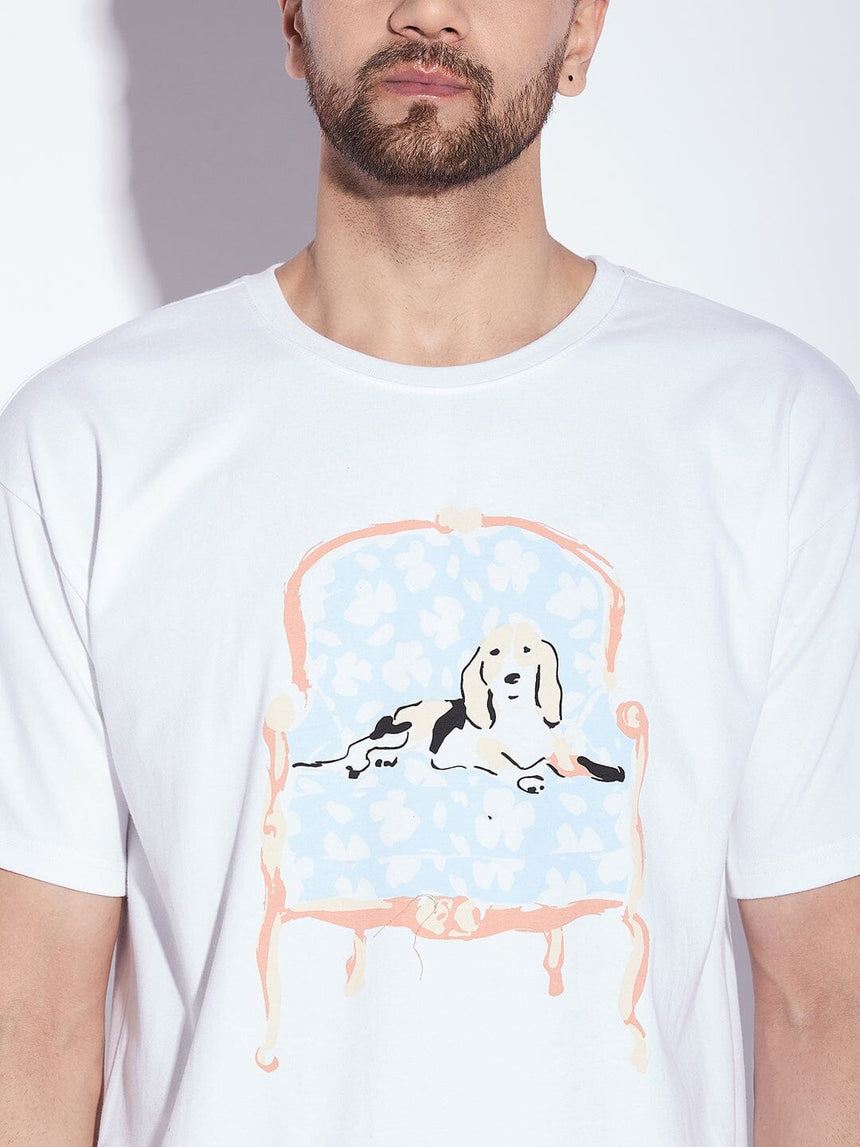 White Majesty Graphic Tshirt T-shirts Fugazee