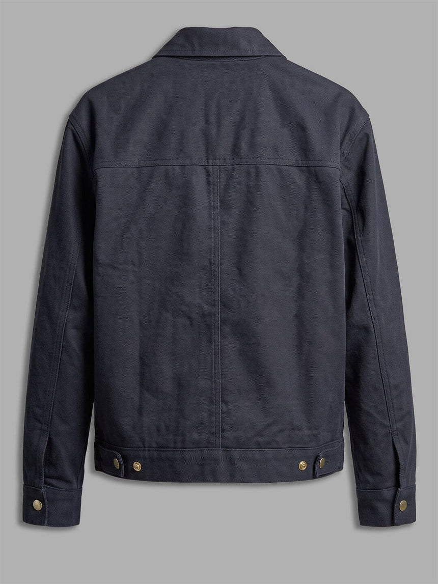 Navy Twill Fireman Clasp Jacket Jackets Fugazee